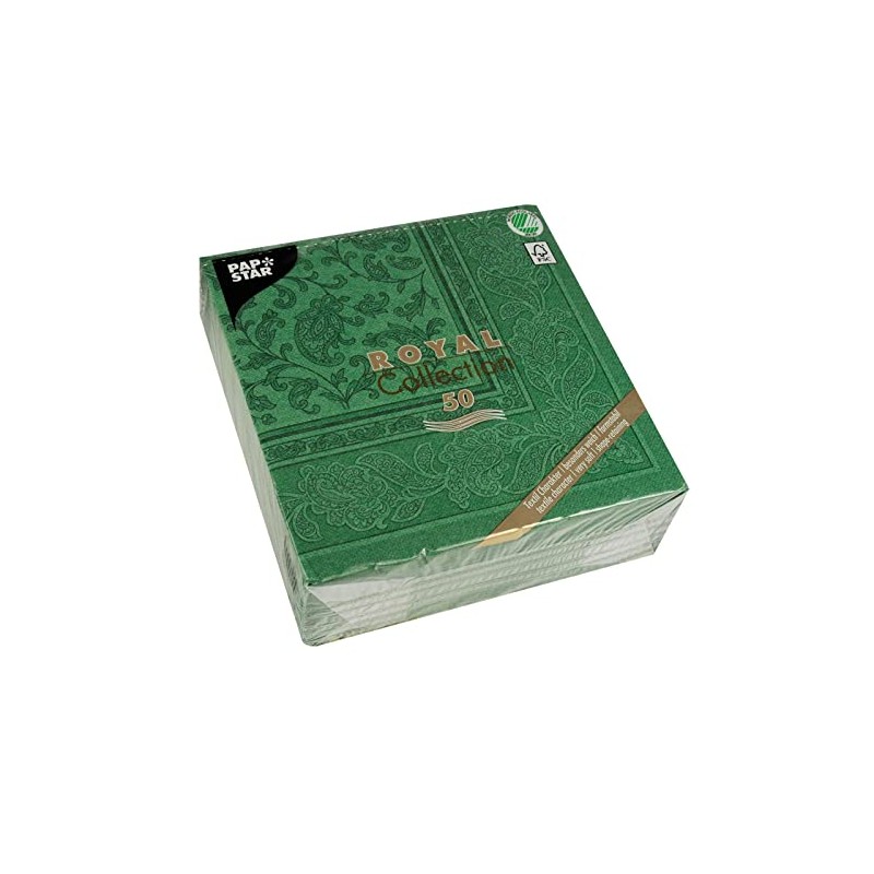 Papstar – 50 Serviettes ROYAL Collection 1/4-fold 40 cm x