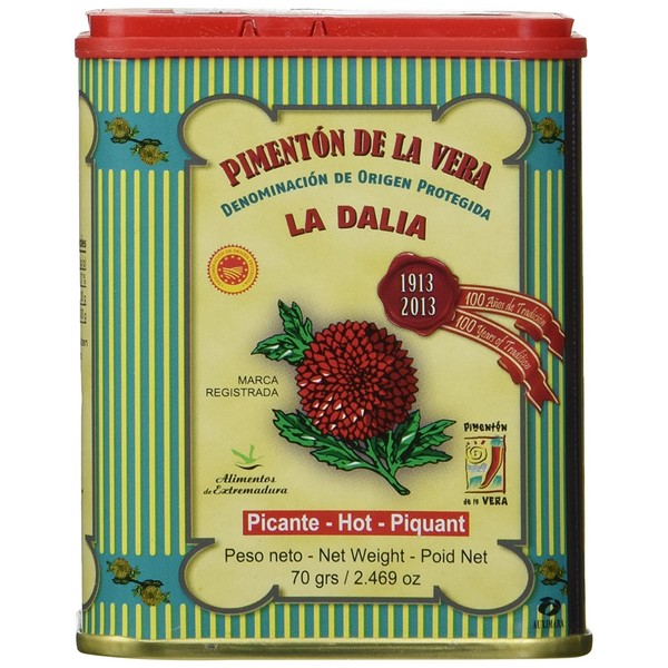 La Dalia Pimenton De La Vera Picante DOP Hot Smoked Paprika