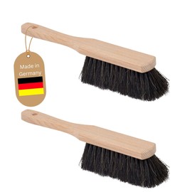 Novaliv Horsehair hand brush and room broom variant.