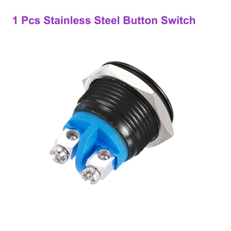 DMiotech 1 Pcs 16mm / 5/8" Push Button Switch, IP66