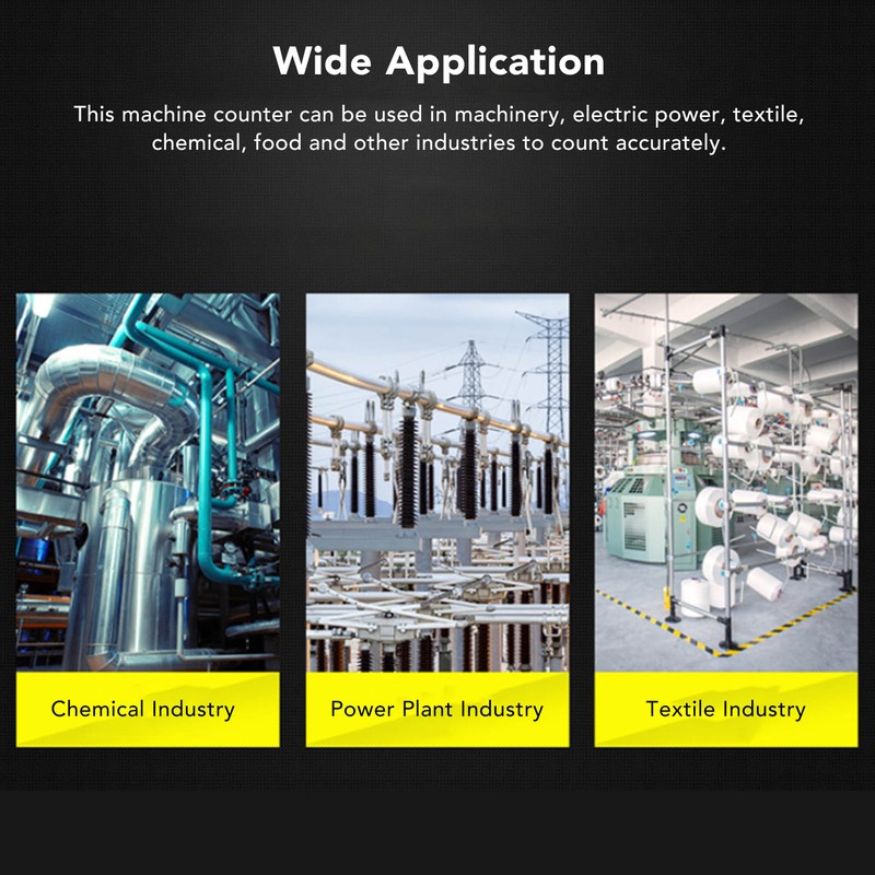 Hand Pull Tally Counter Industrial 5 Digit RPM Machine Manual