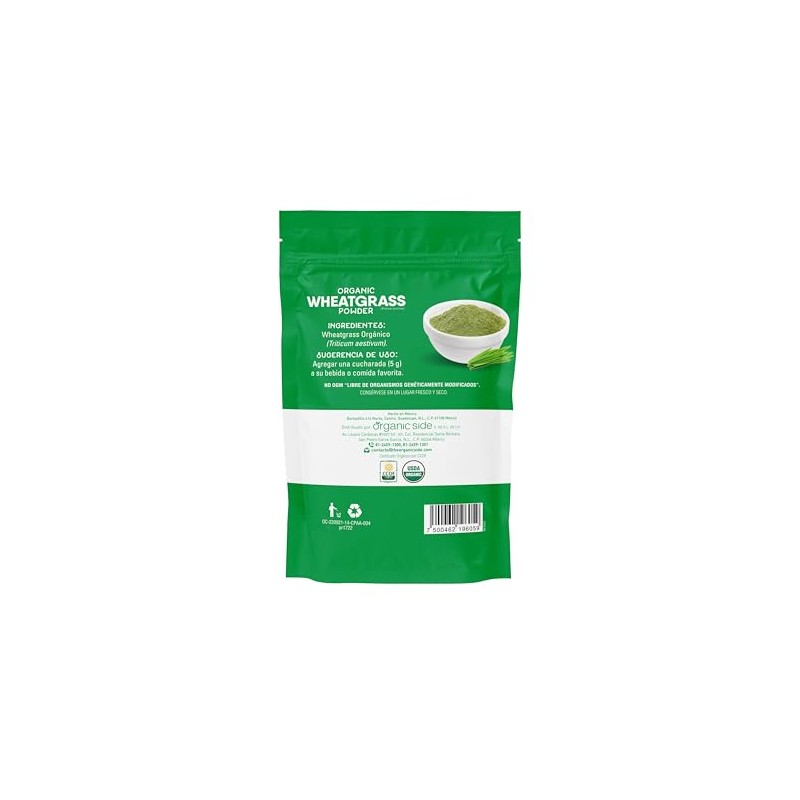 Organicside - Wheatgrass Orgánico Powder 100 gramos