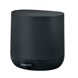 Pomino Pedal Bin Made of Sturdy ABS Plastic with Soft Close Mechanism and Removable Inner Bucket Black 4.5 L Dimensions 26 cm x 26 cm x 24 cm