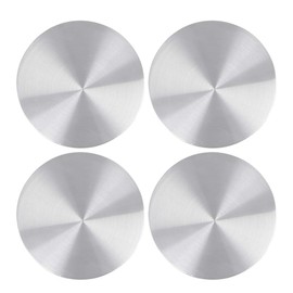 X AUTOHAUX 60mm Silver Tone Car Wheel Center Hub Caps Sticker Emblem Badge 4pcs