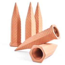 Lawnifi Terracotta Plant Watering Spikes, Watering Solution for Indoor & Outdoor Plants, 5 Pack