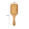 Bamboo Paddle Hairbrush Hair Massage Brush Wooden Anti Static Hair