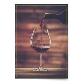 Designer Greetings For Your Words, Blank Cards, Wine (Pack of 6 Cards with Envelopes)