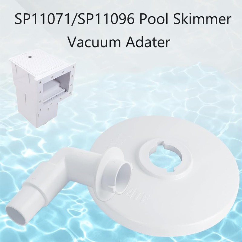 TopHomer 1Pcs Pool Skimmer Vacuum Plate 90 Degree Combo Hose