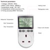 Thermostat Outlet Socket Digital Temperature Controller with 1.7m Sensor Heating