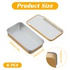 Classicseali 6PCS Mini Salt Tin, 6 Colors Small Tin Box,