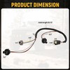 Farpida 23126521 Tail Lamp Wiring Harness Fits for Chevy Colorado