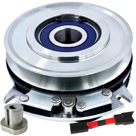 HD Switch HiTorque 210ftlb BIGBearing Billet Pulley PTO Clutch for XR-7 Deck fits Hustler Z XR7, ATZ XR7, Super Z XR7, Plus TrimStar 48 52 927129 927137 w/Larger Replaceable Pulley Bearing