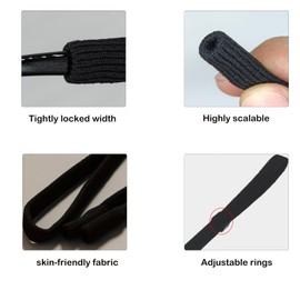 LZDICITARU Glasses Strap Sunglasses & Eyeglasses Straps for Men Women,eye glasses holders around neck,Pack of 6