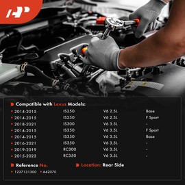 A-Premium Rear Side Transmission Mount Compatible with Lexus IS250 2014-2015, IS300 2018-2021, IS350 2014-2021, RC350 2015-2023, 2.5L 3.5L, Automatic Transmission, RWD
