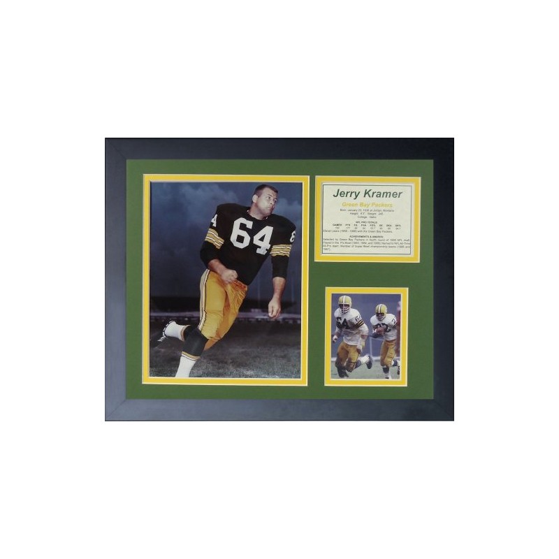 Legends Never Die "Jerry Kramer Framed Photo Collage, 11 x