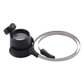 Head Mounted Magnifier, Hands Free Headband 15X Magnifying Glass LED Light Illumination Jewelers Eye Loupe for Watch Repair Jeweler Coins Crafts Watchmakers