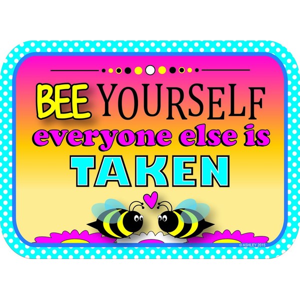ASHLEY PRODUCTIONS Bee Yourself Rectangle Magnet