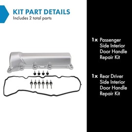 TRQ TRQ Right Valve Cover Passenger Side Compatible with 2004-2010 Dodge Dakota 2004-2009 Durango 2007-2011 Nitro Ram 1500 2006-2010 Jeep Commander 2005-2010 Grand Cherokee 2005-2012 Liberty