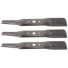 For Troy-Bilt Troy-Bilt Mustang XP 54 Zero-Turn Mower Blades 942-05056A Set of 3