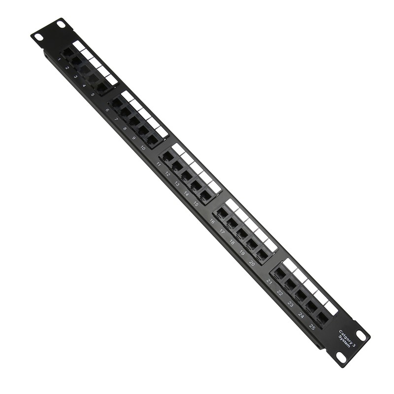 RJ11 Through Coupler 25 Ports Anti Interference Gold Plated Pin