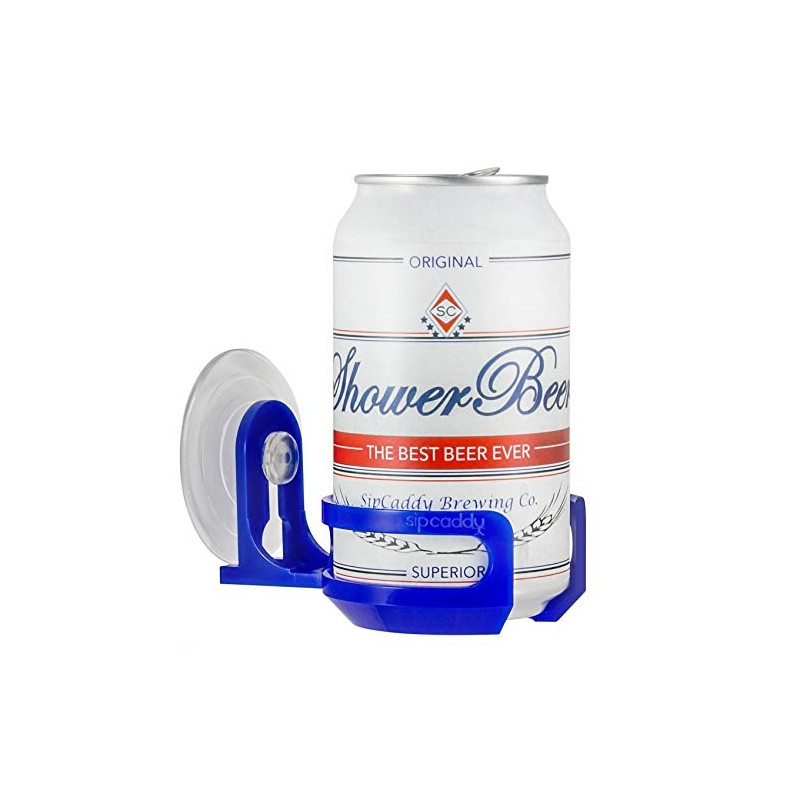 SipCaddy 6-Pack Portable Cupholder for Shower Drinks