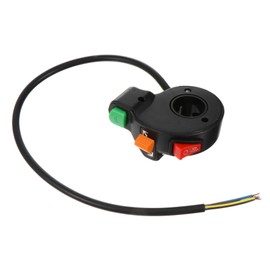 FUNOMOCYA Motorcycle Control Switch for Headlight Horn and Turn Signal Handlebar Switch for Motorbike and Scooter