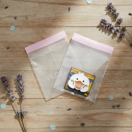 200 Bolsas De Celofán Con Adhesivo Mini 5x5cm                                                                                                         