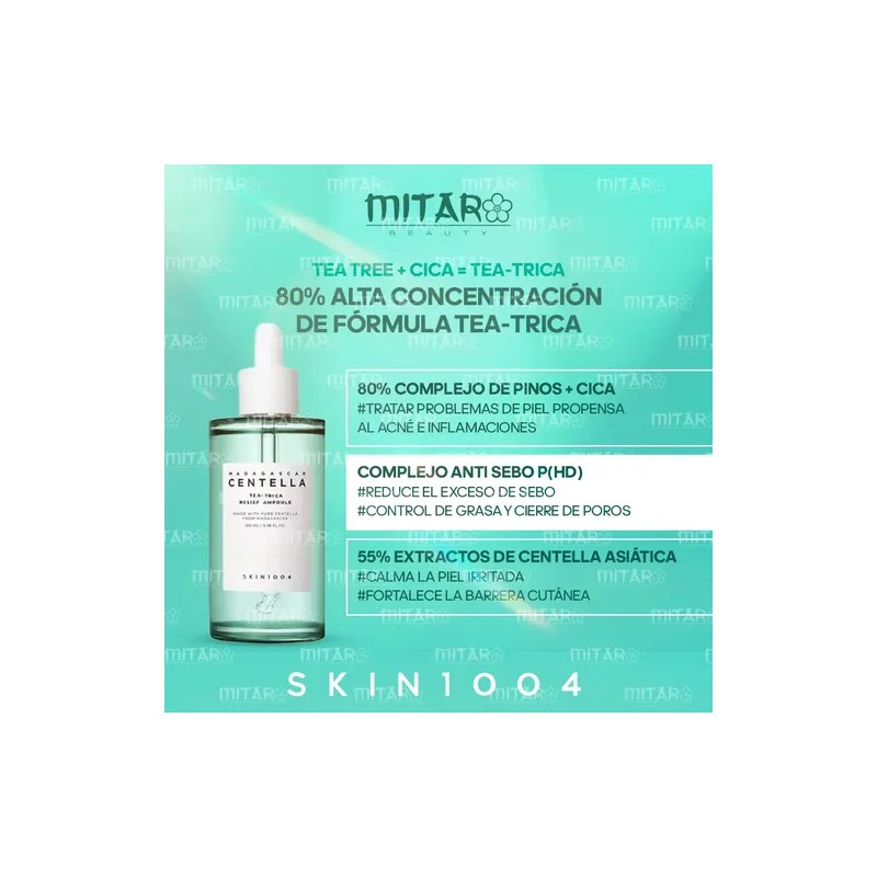 Skin1004 Madagascar Tea Trica Anti Acne 3 Kit Foam Crema