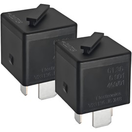 (Pack of 2) V23136-J6-X48 12VDC 4 Pin Automotive Power Relay Multi Use Relay 61366901469 for E90 E91 E92 E93 CAS Module