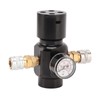 CO2 Mini Regulator Aluminum Alloy Brass Stainless Steel 8mm Dual