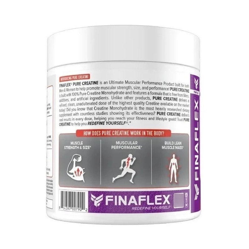 Creatina Pura Monohidratada Finaflex / 300 Grs / 60 Serv.