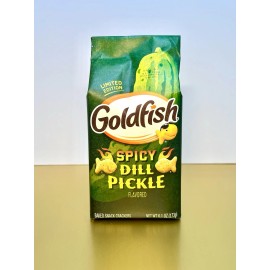 Goldfish 🟢 New Limited Edition Goldfish SPICY DILL PICKLE Baked Crackers Bag 6.1oz