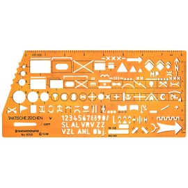 Tactical Stencil BW – NATO Stencil – Tactics Stencil German Armed Forces – Tactical Sign Stencil – Tactical Drawing Template – Military Tactical Stencil