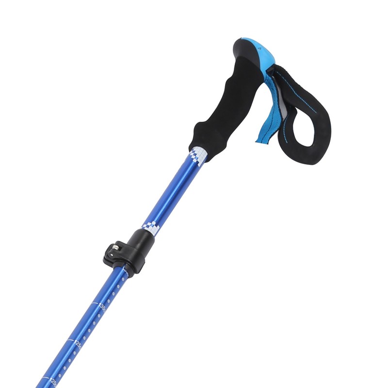 Collapsible Lightweight Aluminum Pole Hiking Stick Cane for Trekking Mountaineering