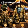 Christmas Tree Lights, 2Mx16 Xmas Tree Lights 400LED Christmas Lights