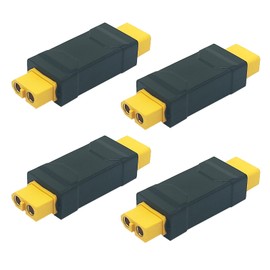 ZHUOYUEFSC 4Pcs New Upgraded XT60 Connector XT60 Male to Female Connector Adapter XT60 Wireless Adapter for RC FPV Toy Car Plane Drone Battery RC LiPo FPV NiHM Battery ESC etc