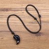 COAI Obsidian Goketsu Amulet Pendant Necklace, Unisex