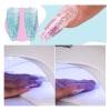 Veraly Polygel Acrigel Decoración Uñas Glitter Manicure Nails 10pz