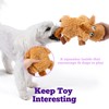pocchi 3-in-1 Dog Toys with Treat Dispenser - Squeaky Dog