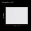sourcing map EVA Foam Sheets White 7.8 x 5.9 Inches