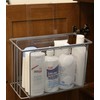 Deco Brothers Over Cabinet Door Organizer, Silver