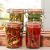 Jeitae 24oz Wide Mouth Mason Jars – 4 Pack Glass