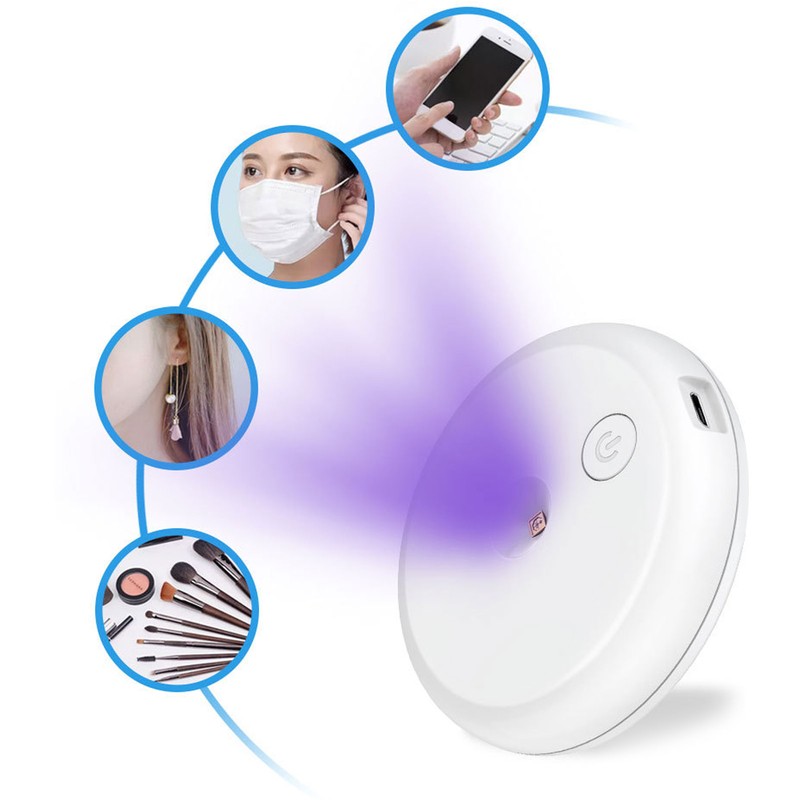LED Ultraviolet Light Durable Portable Induction UVC Small UV Cleaning