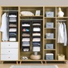 LOVJOYSE 6 Tier Shelf Hanging Closet Organizer, Closet Hanging Shelf