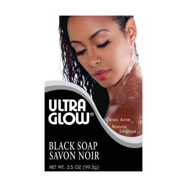 Ultra Glow Soap - Black 3.5 oz. (Pack of 6)
