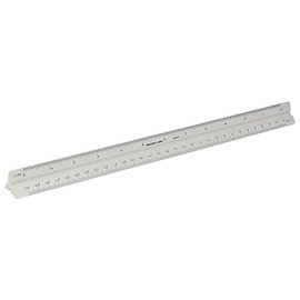 Pacific Arc Metric Plastic Scale Ruler, Scaled: 1:20,33 1/3, 40, 50, 80, 100 or .05, 03, 025, 02, 0125, 01, Made in Japan