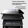Teyearlife Mini Coffee Scale with Timer,Tempered Glass Surface,Rechargeable Espresso Scale