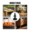 4pcs Adjustable Table Feet, Black Adjustable Furniture Levelers Heavy Duty