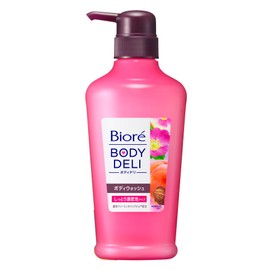 biore bodyideri Body Wash Moisturizing Dense Foam Heart uruou Peach & Rose Scented Body 400ml