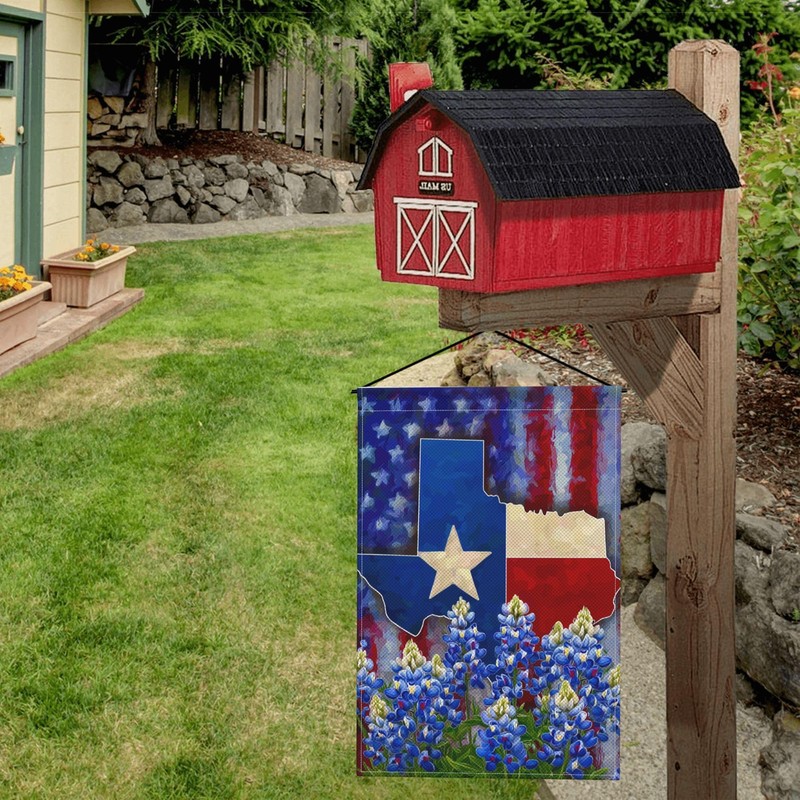 Texas Garden Flag Seasonal Double Sided 12 x 18 Inch